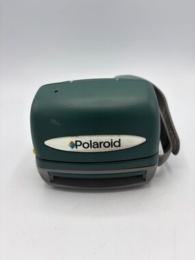 Polaroid OneStep Express Vintage Instant Camera Green Gray Classic Retro Design